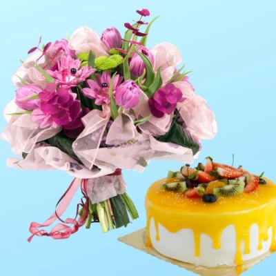 Cake and Flowers delivery in $city