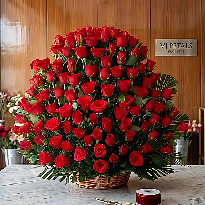 Same day 100 roses delivery Bhel