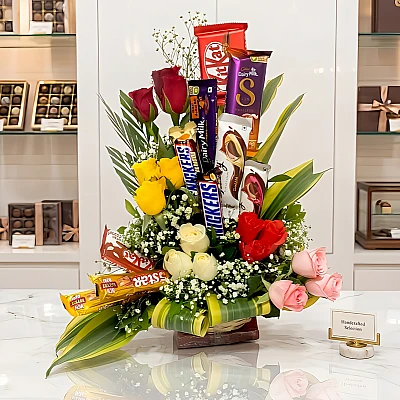 Flower and Chocolate combo delivery Hyderabad