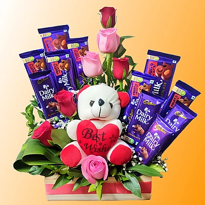 Same day Flower and Chocolate delivery in Kokapet