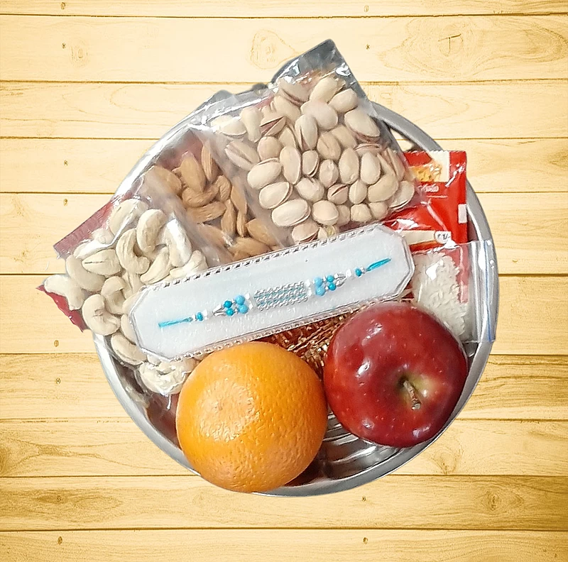 Book Rakhi Thali Gift for delivery in Adibatla
