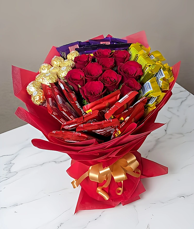 Chocolate bouquet online in Gachibowli