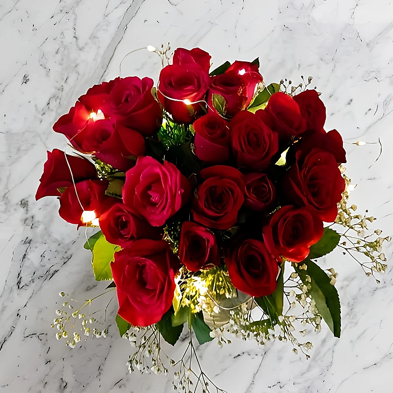 Romantic Red rose bouquet delivery in Hyderabad