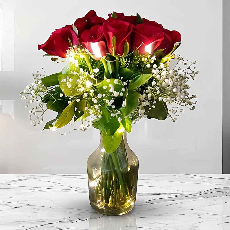 Romantic Red rose bouquet delivery in Hyderabad