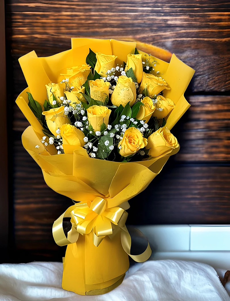 Same day Yellow Rose delivery Ameerpet