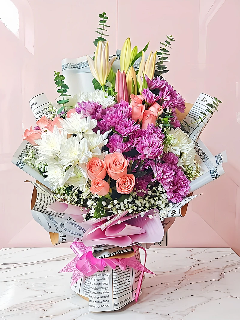 Flowers bouquet to send Bahadurpura